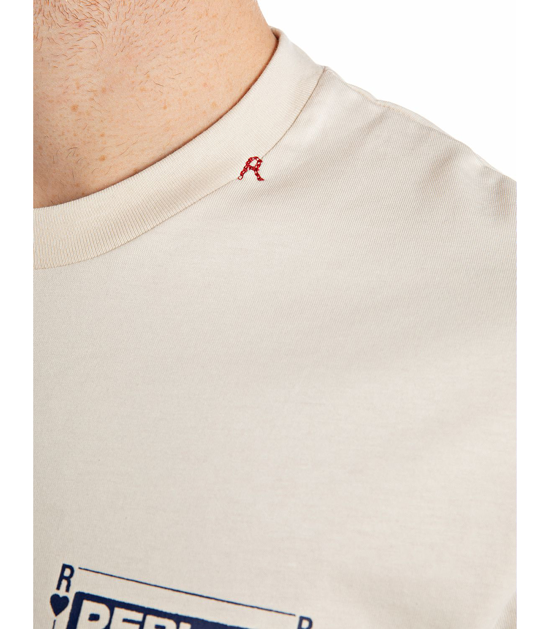 リラックスフィット ヘビーコットンジャージー VINTAGEグラフィックTシャツ 詳細画像 アイボリー 4